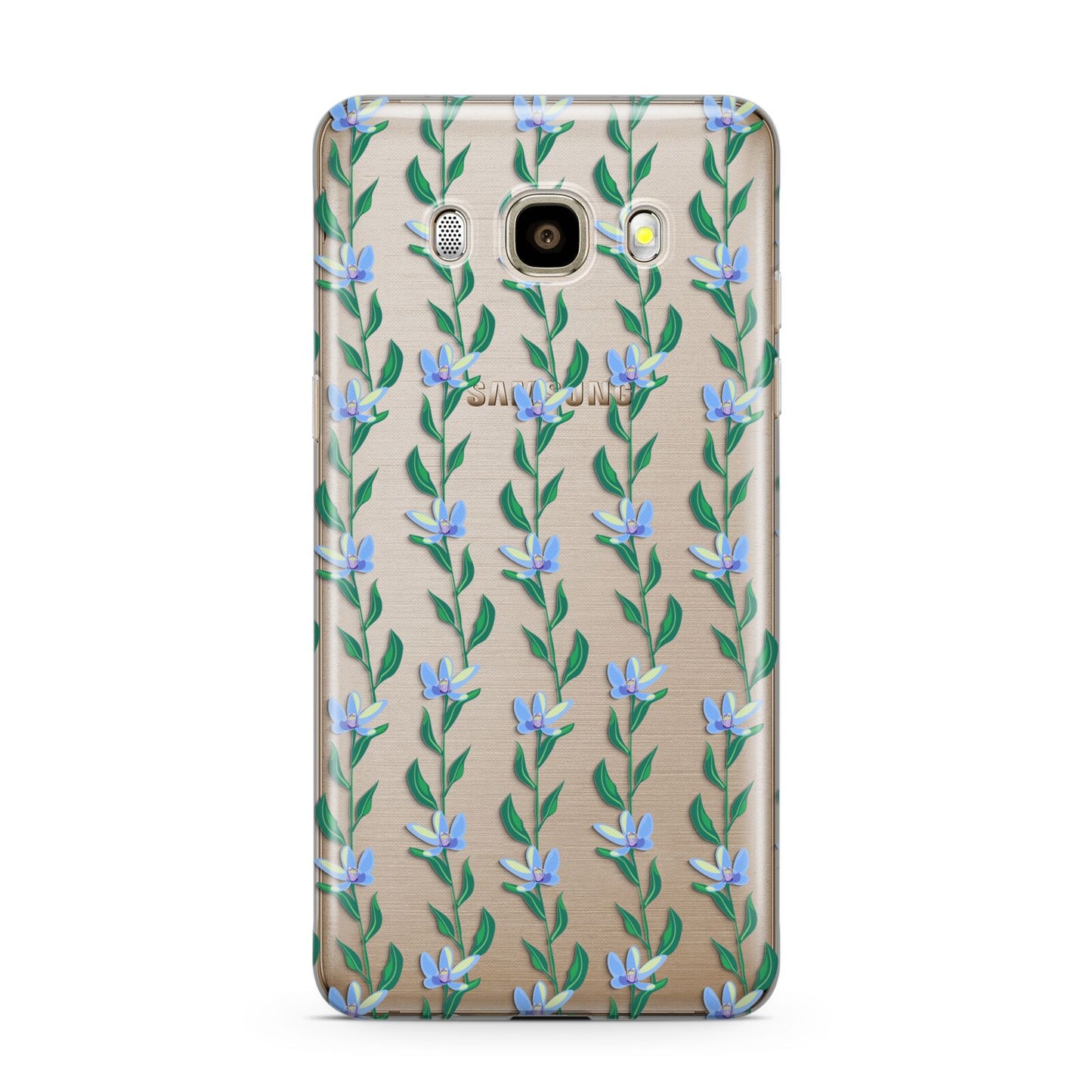 Flower Chain Samsung Galaxy J7 2016 Case on gold phone