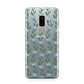 Flower Chain Samsung Galaxy S9 Plus Case on Silver phone