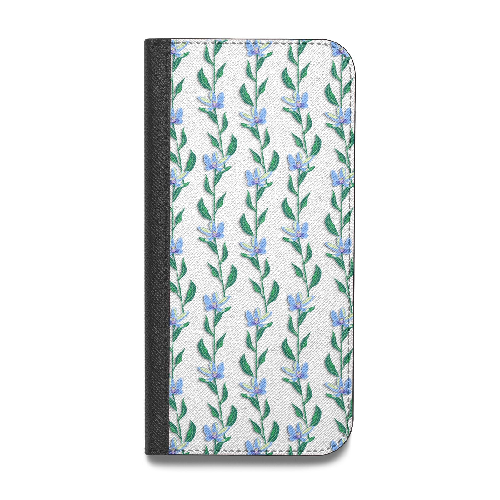Flower Chain Vegan Leather Flip Samsung Case