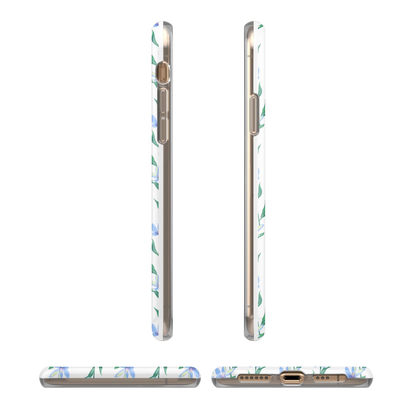 Flower Chain iPhone 11 3D Tough Case Angle Images