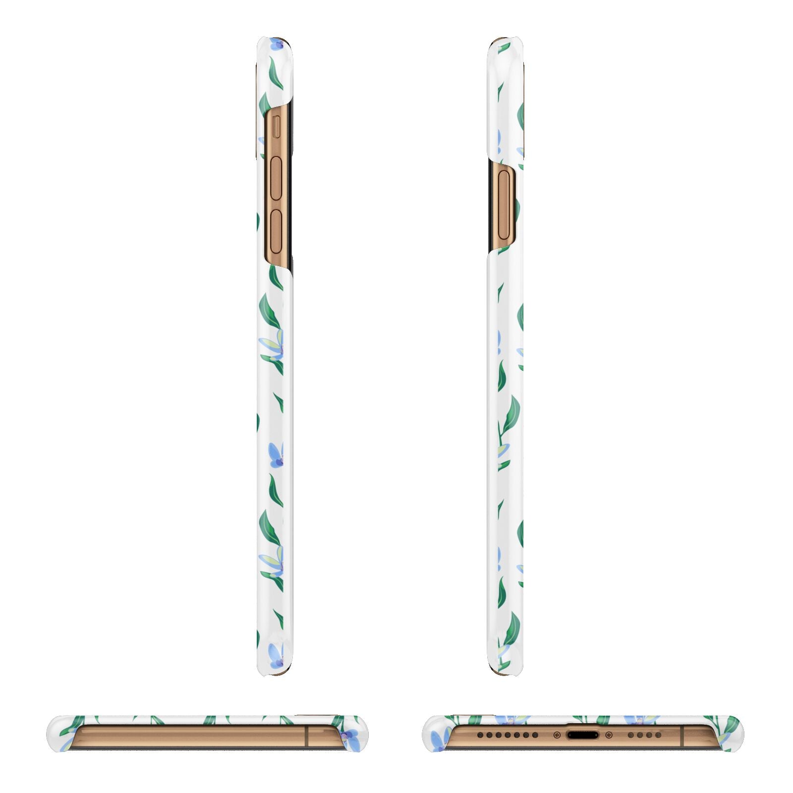 Flower Chain iPhone 11 Pro Max 3D Snap Case Angle Images