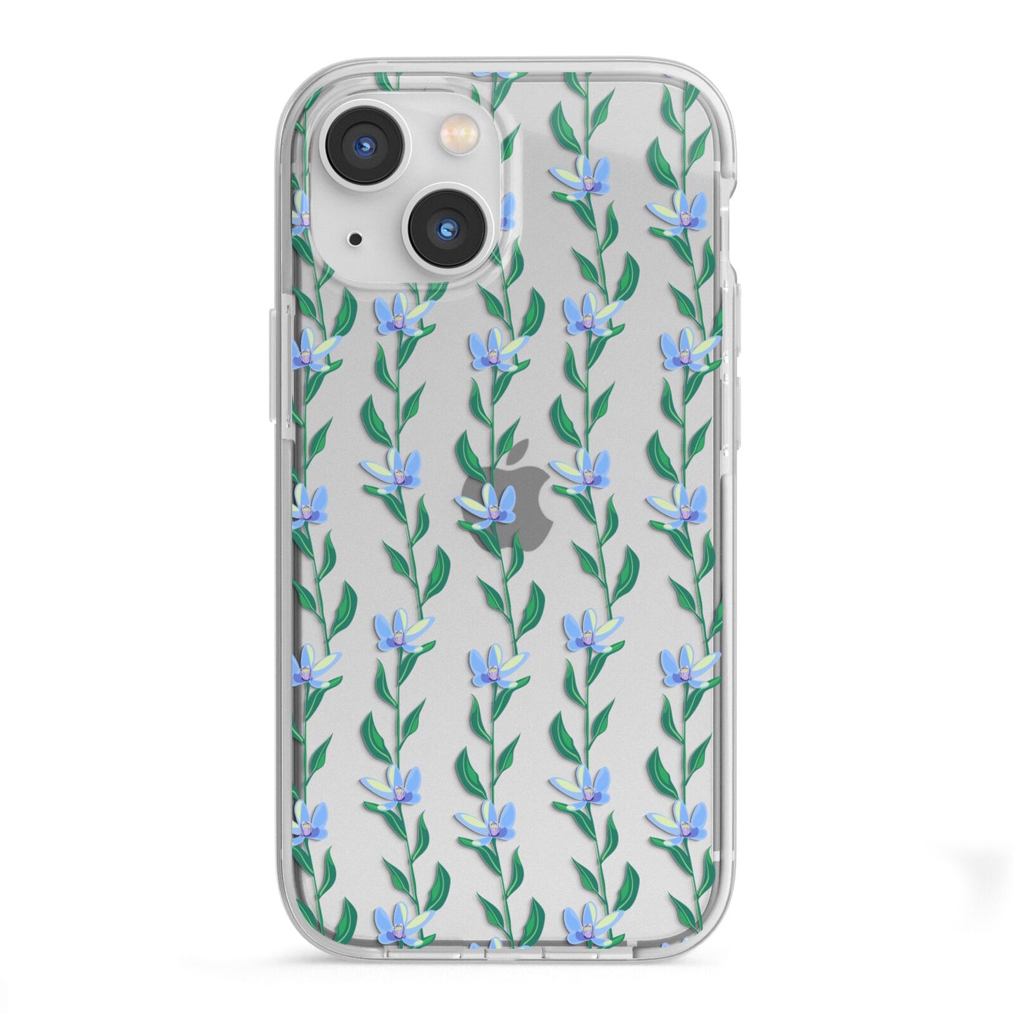 Flower Chain iPhone 13 Mini TPU Impact Case with White Edges