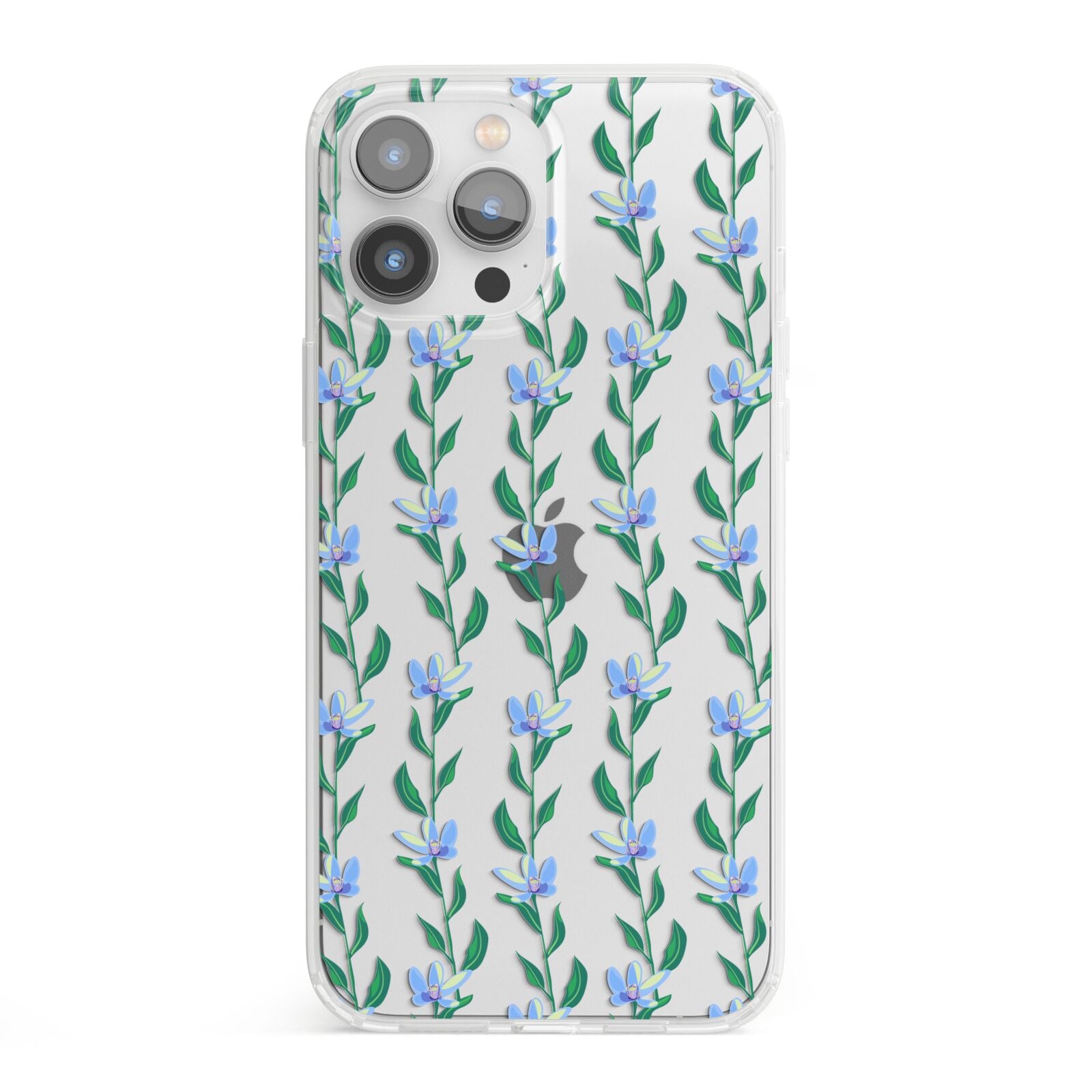 Flower Chain iPhone 13 Pro Max Clear Bumper Case