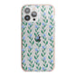 Flower Chain iPhone 13 Pro Max TPU Impact Case with Pink Edges