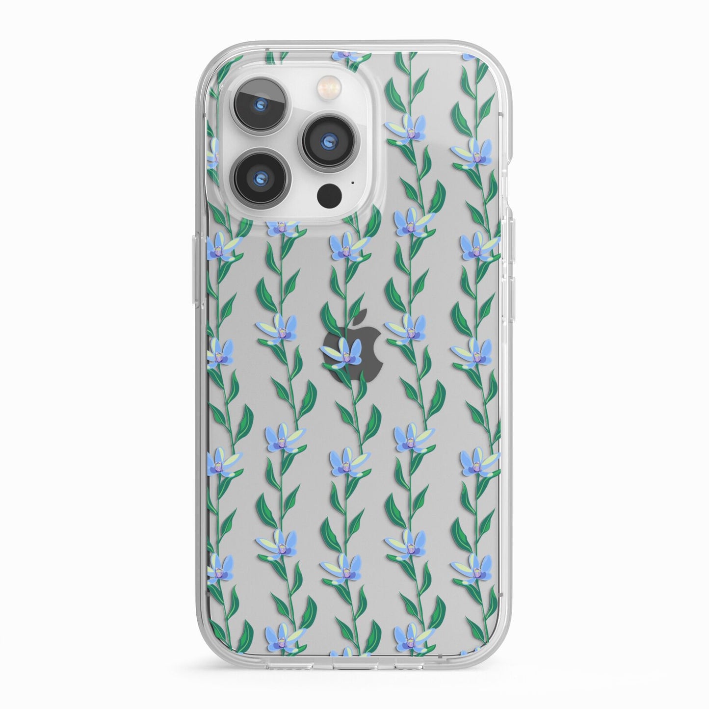 Flower Chain iPhone 13 Pro TPU Impact Case with White Edges