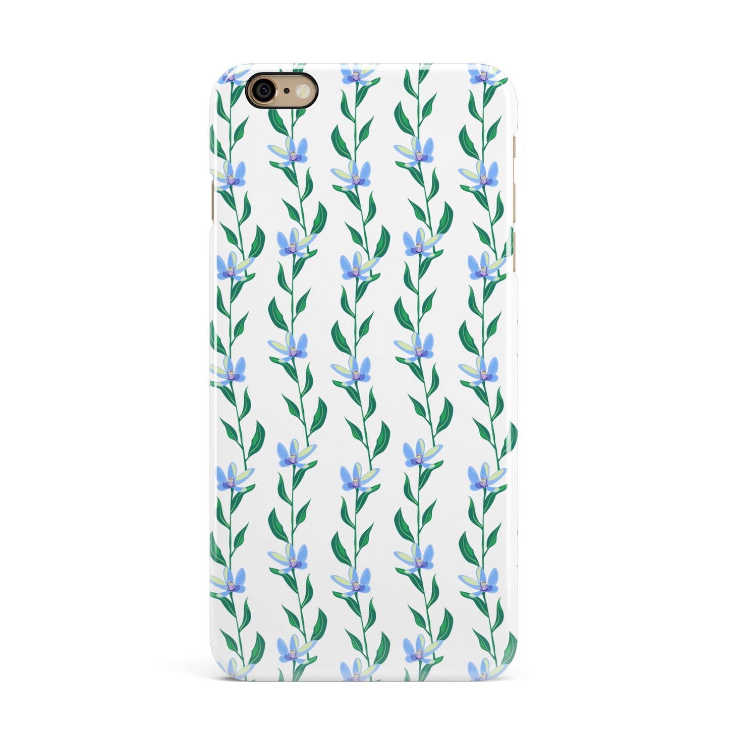 Flower Chain iPhone 6 Plus 3D Snap Case on Gold Phone