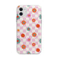 Flower Power Apple iPhone 11 in White with Bumper Case