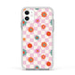 Flower Power Apple iPhone 11 in White with White Impact Case