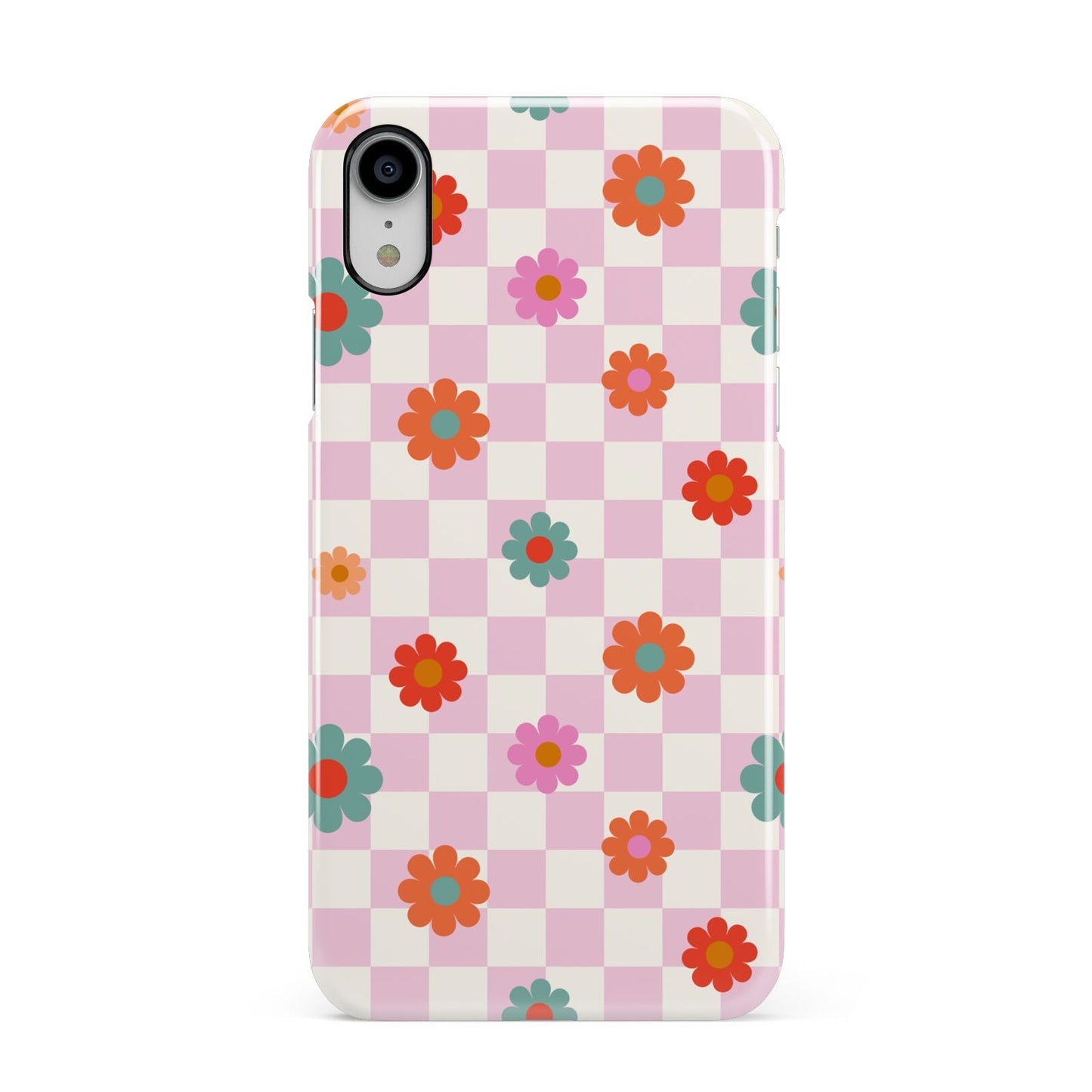 Flower Power Apple iPhone XR White 3D Snap Case