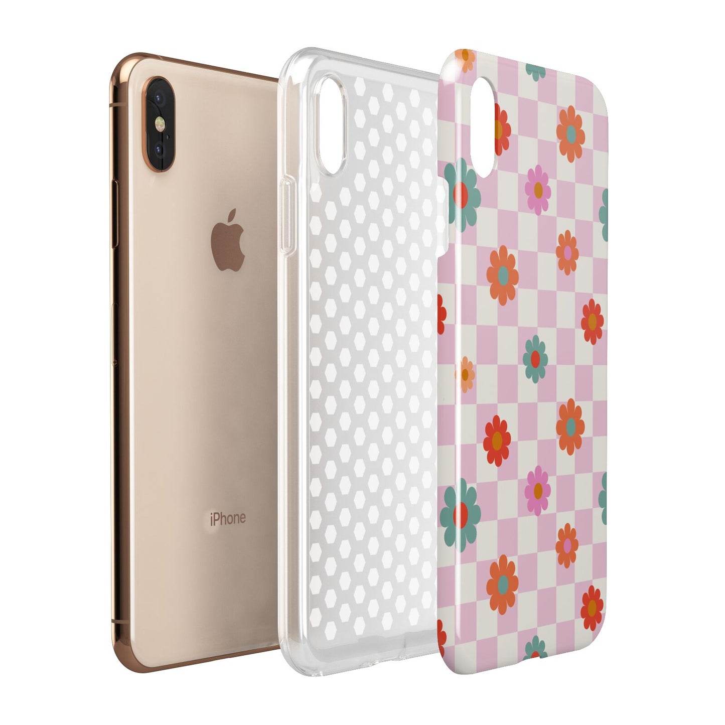 Flower Power Apple iPhone Xs Max 3D Tough Case Expanded View