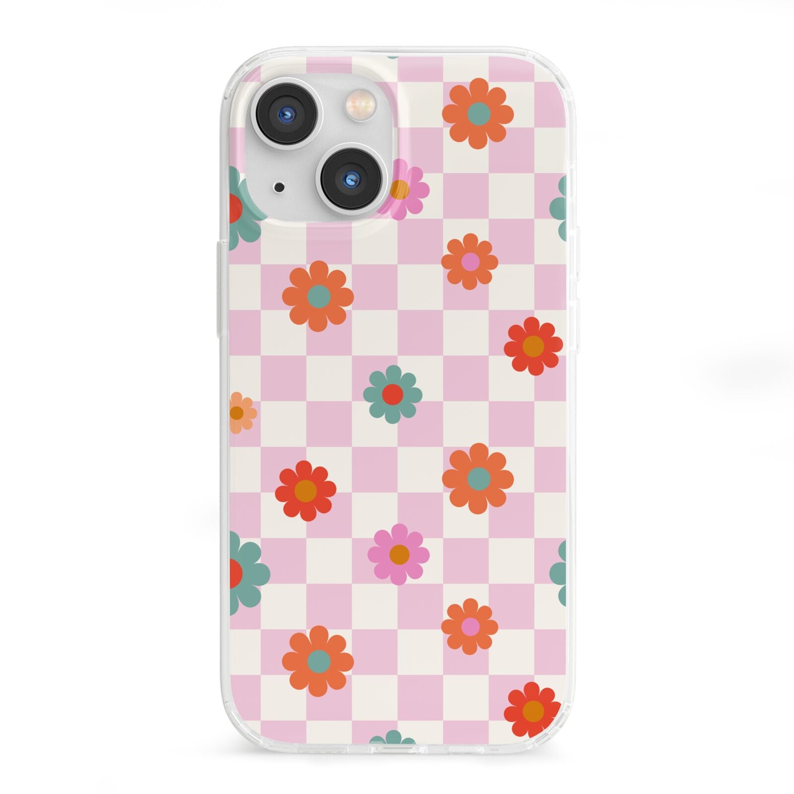 Flower Power iPhone 13 Mini Clear Bumper Case