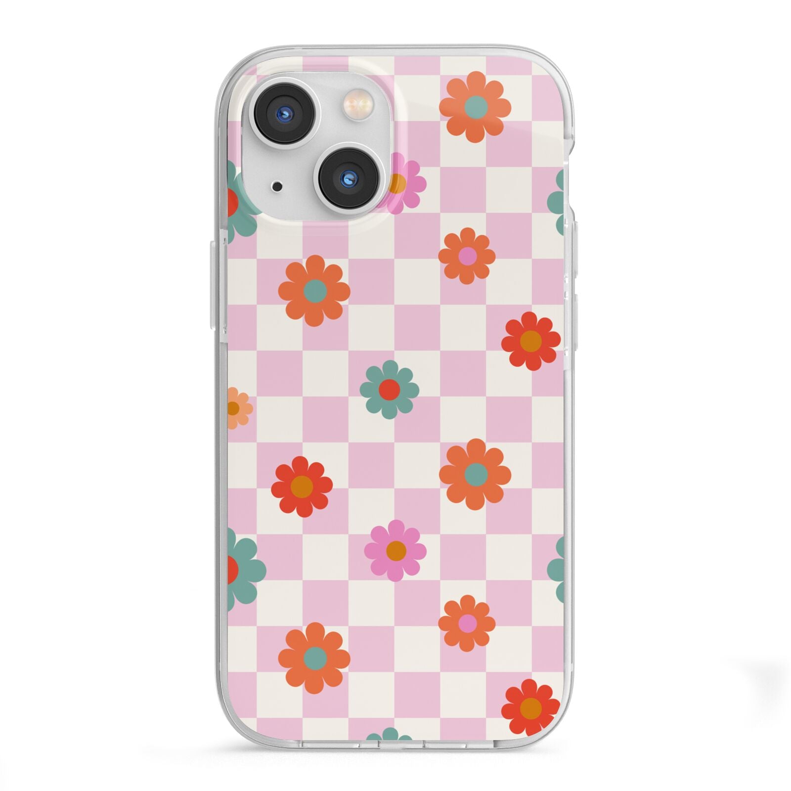 Flower Power iPhone 13 Mini TPU Impact Case with White Edges