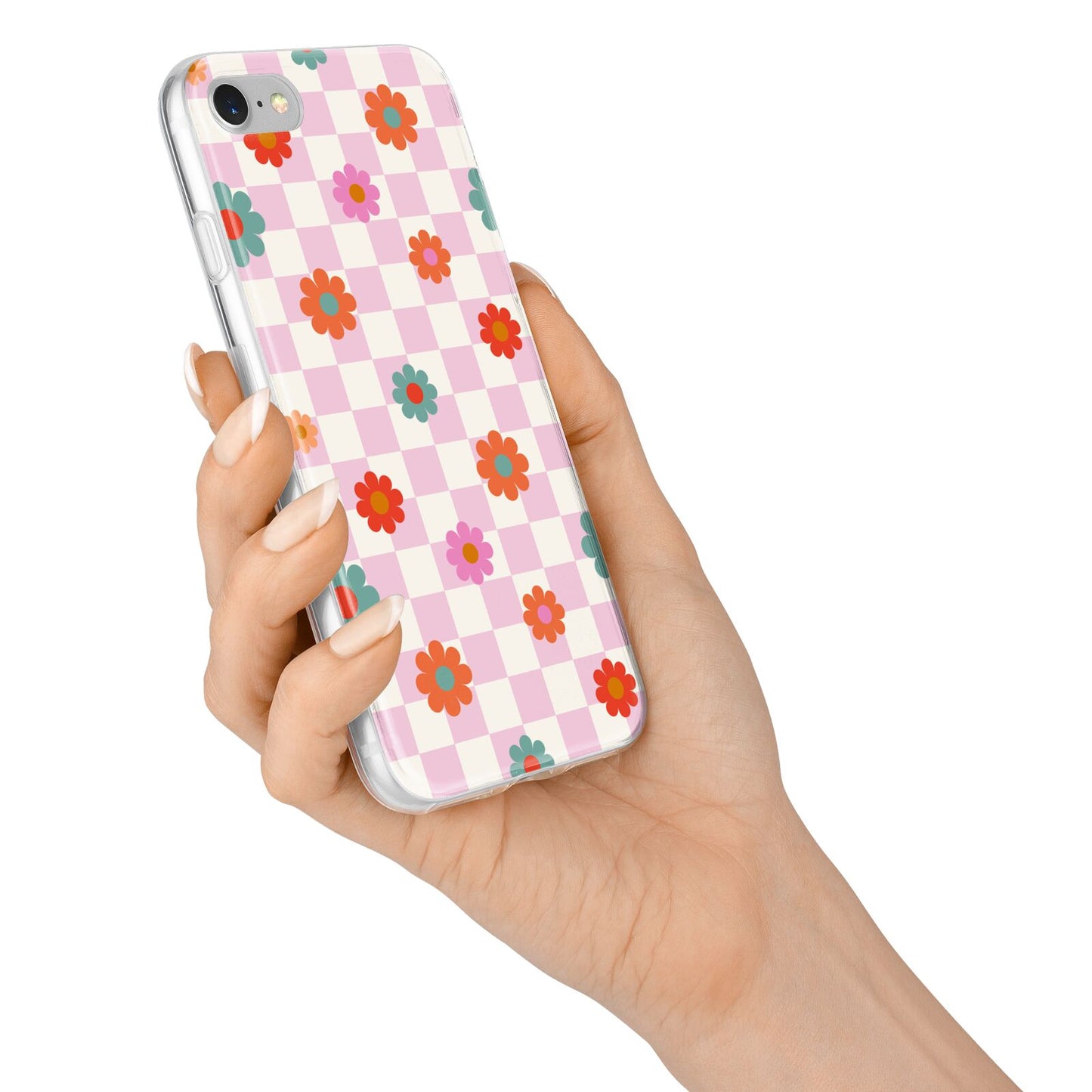 Flower Power iPhone 7 Bumper Case on Silver iPhone Alternative Image