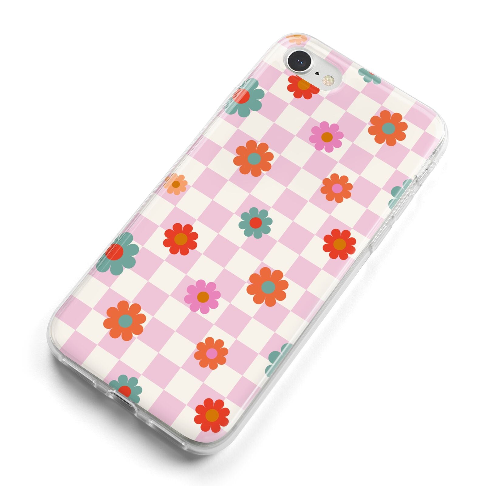 Flower Power iPhone 8 Bumper Case on Silver iPhone Alternative Image