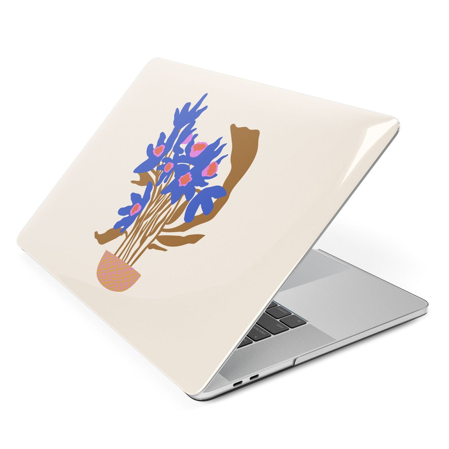 Flowers in a Vase Apple MacBook Case Side View