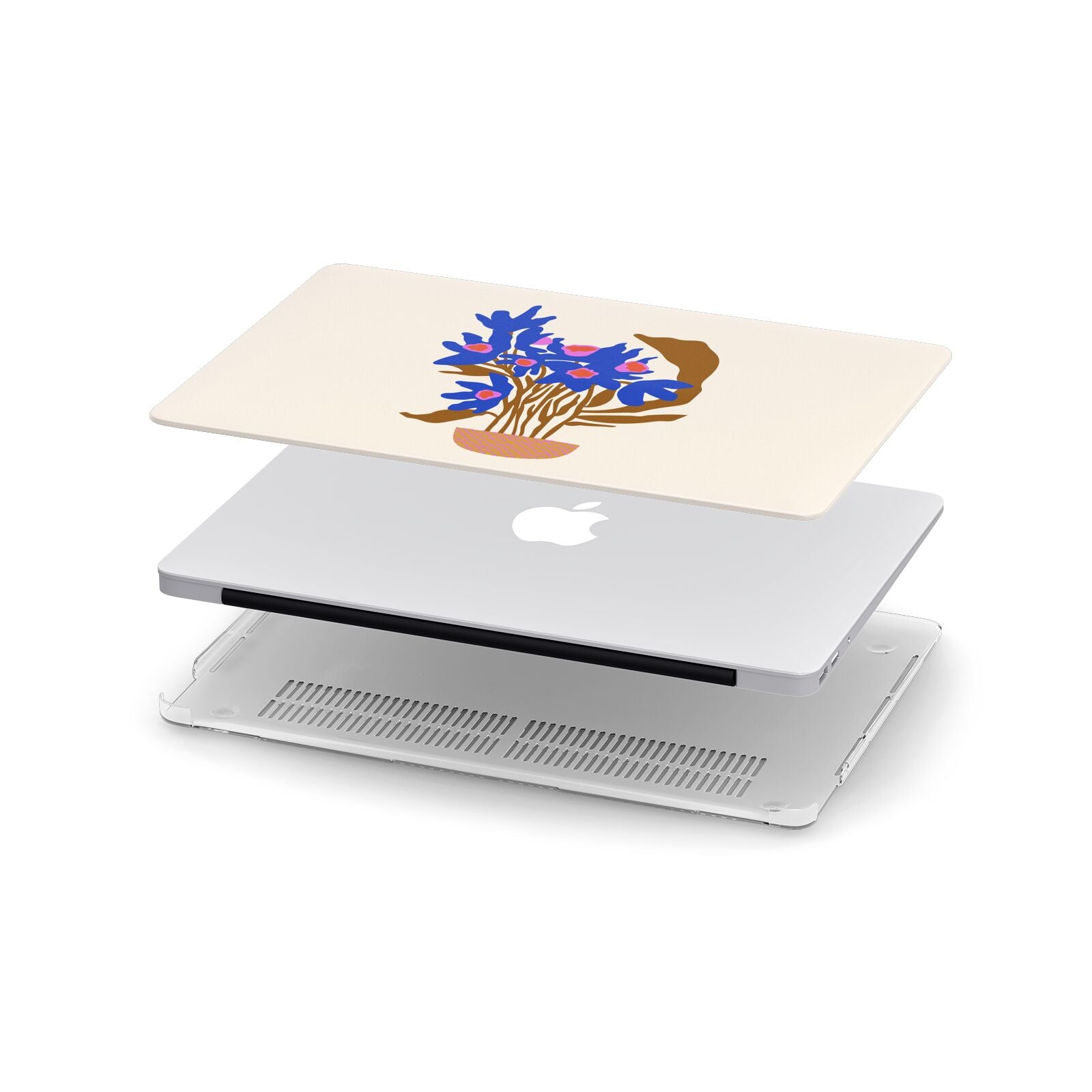 Flowers in a Vase Apple MacBook Case in Detail