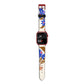 Flowers in a Vase Apple Watch Strap Size 38mm with Red Hardware