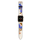 Flowers in a Vase Apple Watch Strap with Gold Hardware