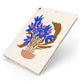 Flowers in a Vase Apple iPad Case on Gold iPad Side View