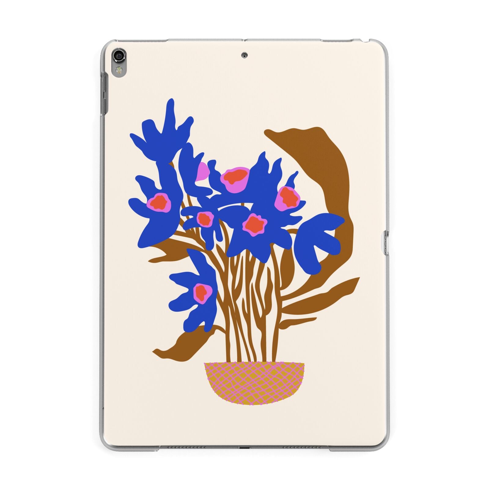 Flowers in a Vase Apple iPad Grey Case