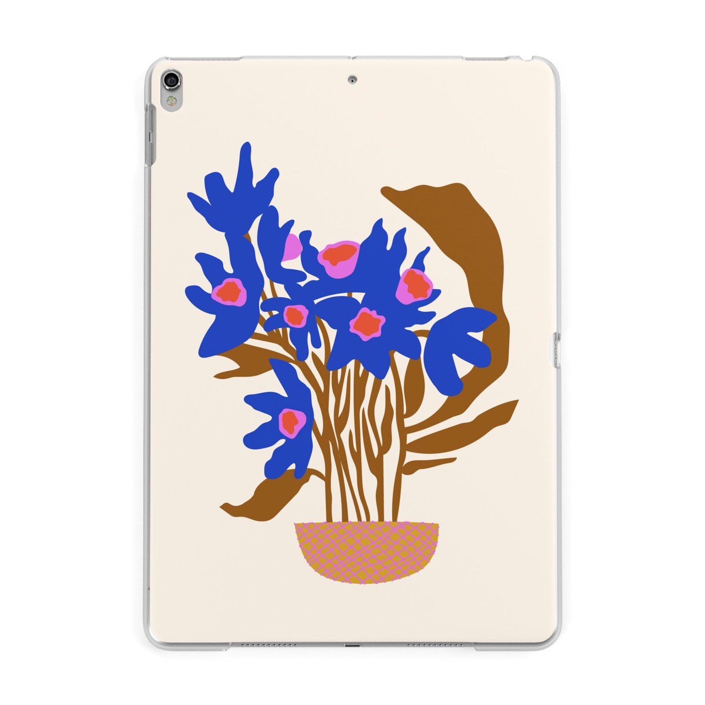 Flowers in a Vase Apple iPad Silver Case
