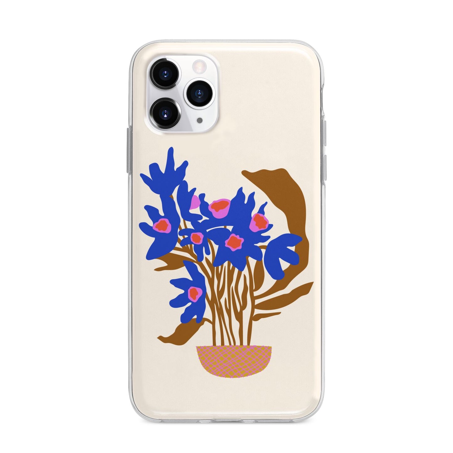 Flowers in a Vase Apple iPhone 11 Pro Max in Silver with Bumper Case