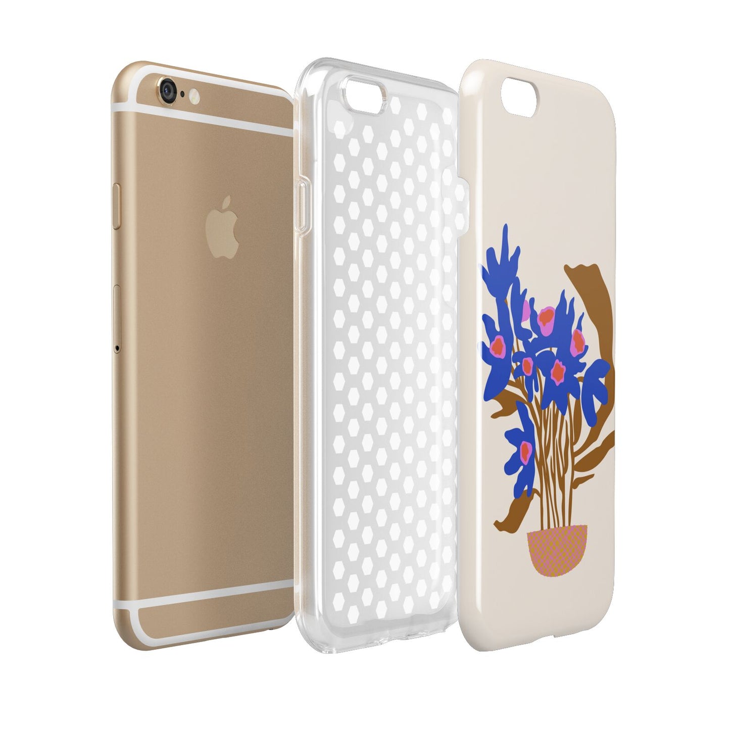 Flowers in a Vase Apple iPhone 6 3D Tough Case Expanded view