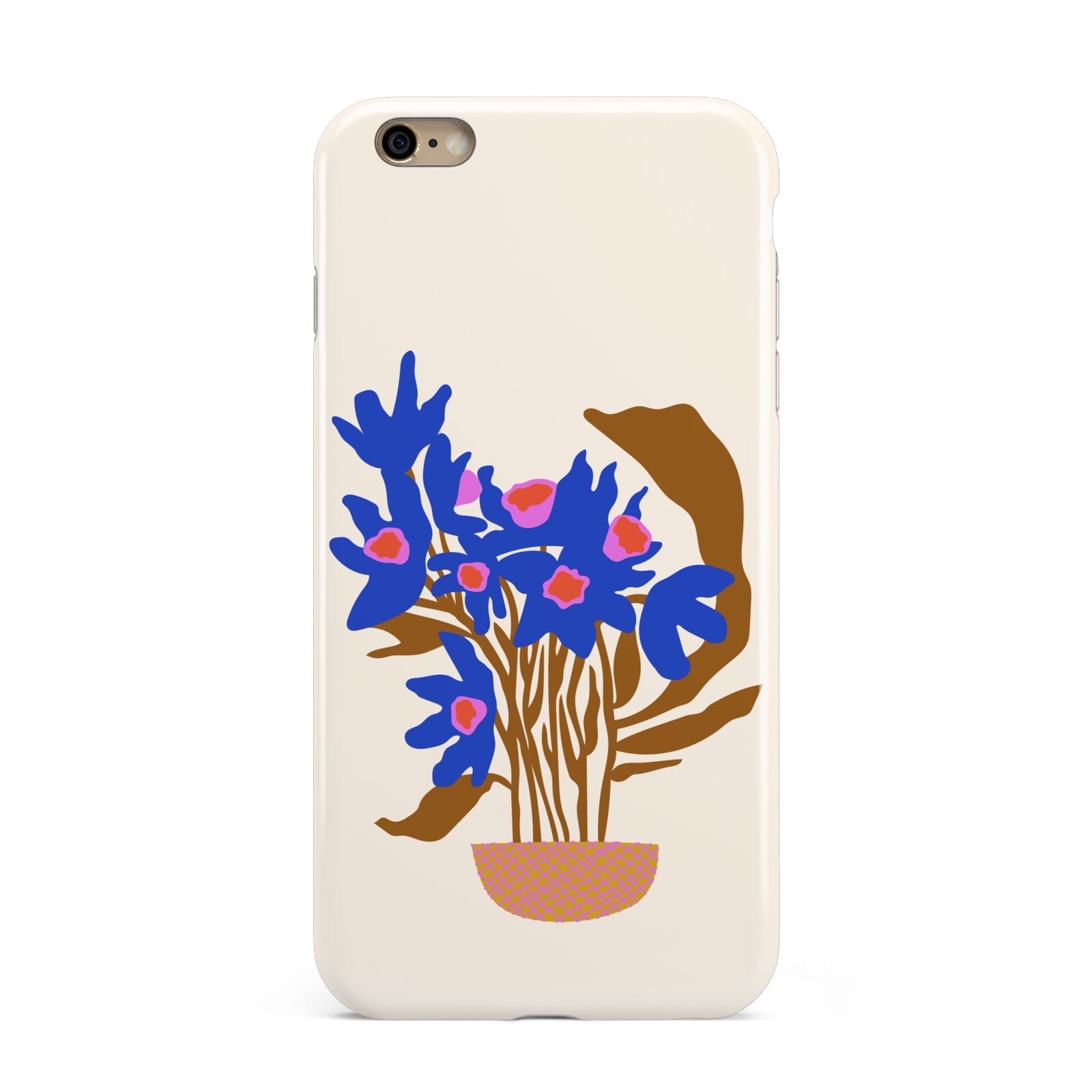 Flowers in a Vase Apple iPhone 6 Plus 3D Tough Case