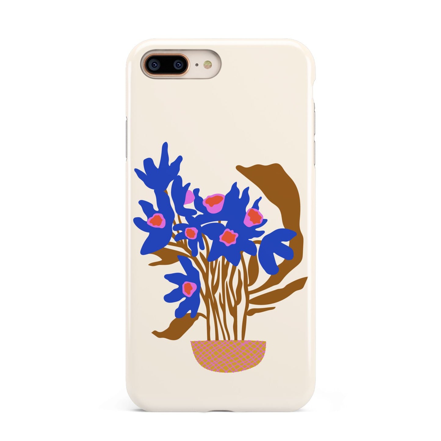 Flowers in a Vase Apple iPhone 7 8 Plus 3D Tough Case