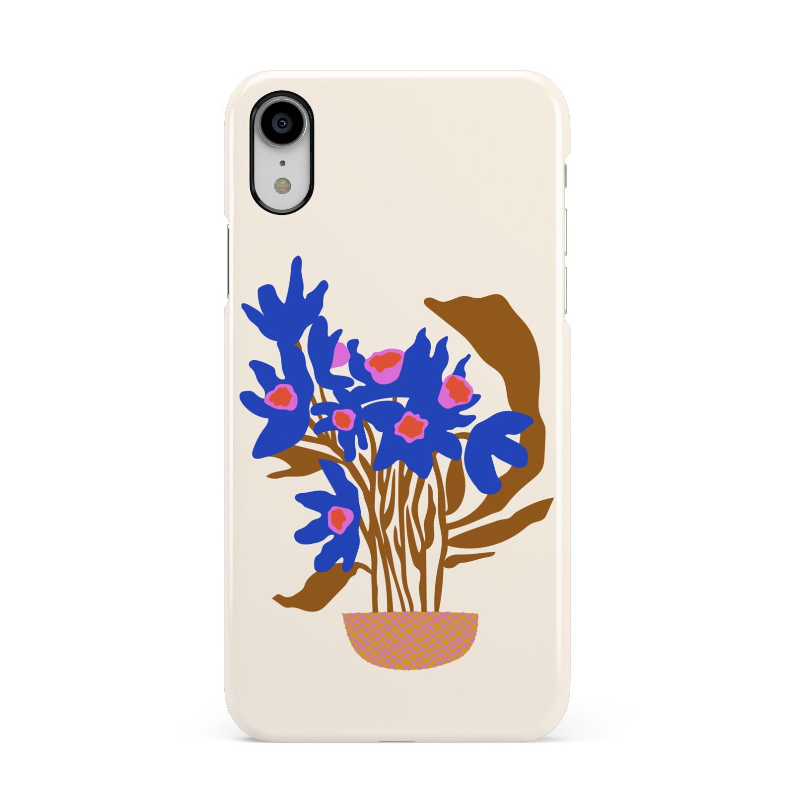 Flowers in a Vase Apple iPhone XR White 3D Snap Case