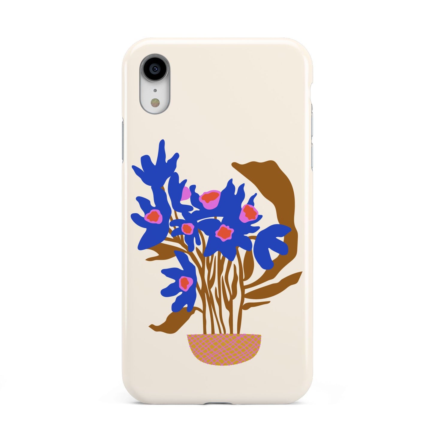 Flowers in a Vase Apple iPhone XR White 3D Tough Case