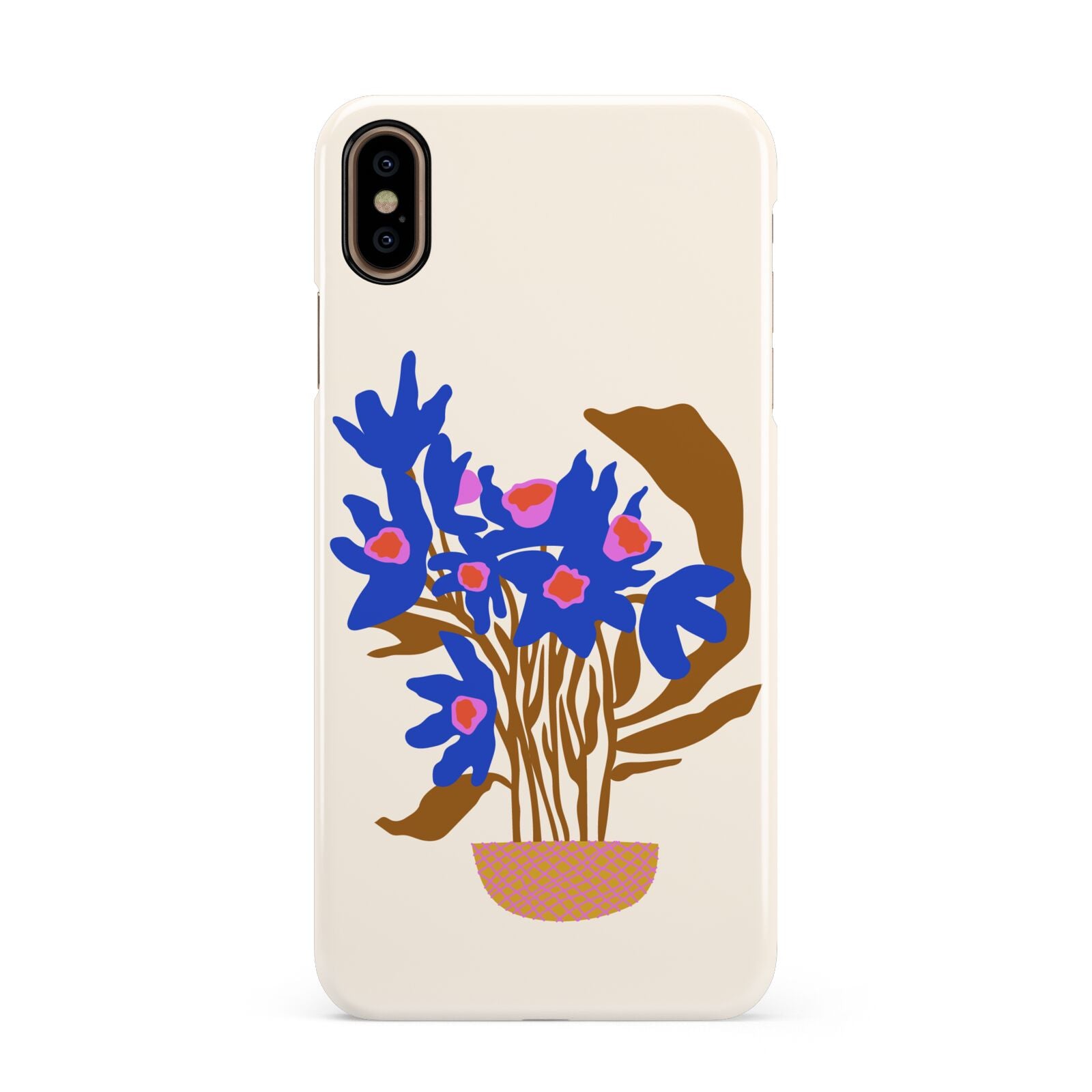Flowers in a Vase Apple iPhone Xs Max 3D Snap Case