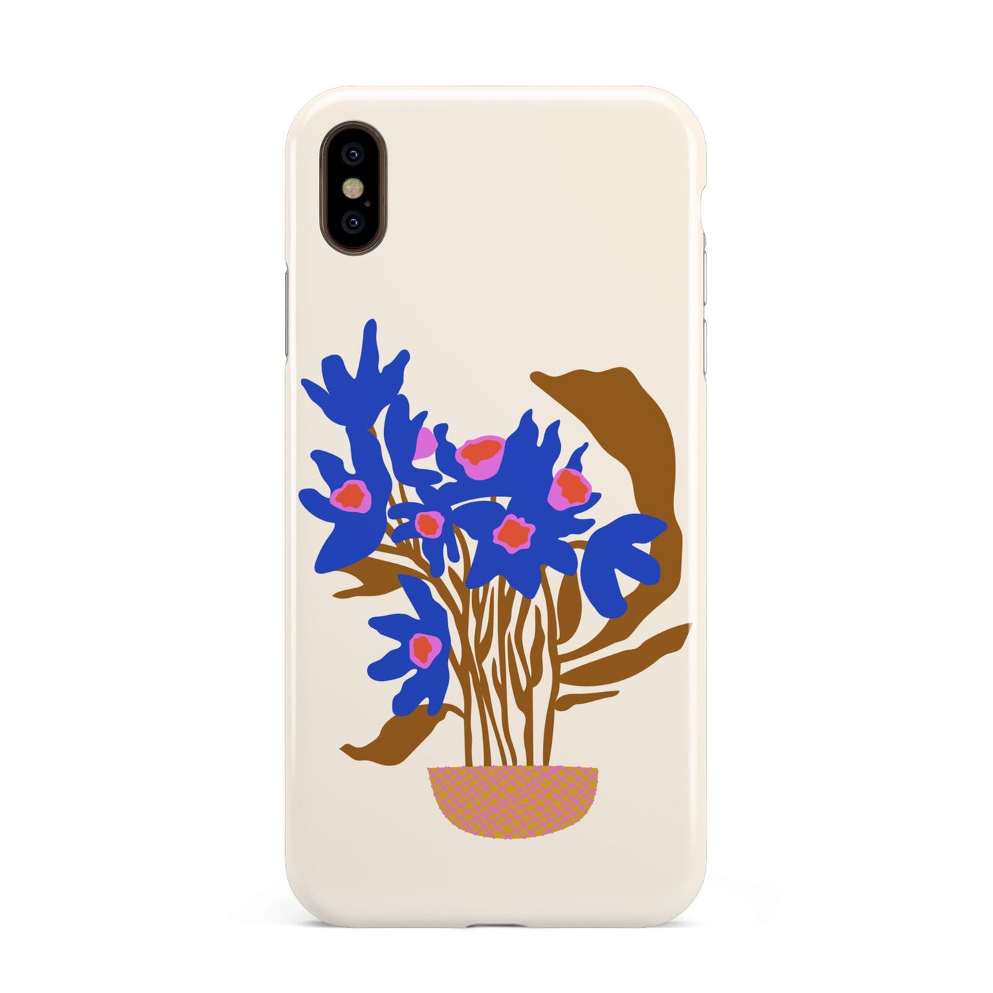Flowers in a Vase Apple iPhone Xs Max 3D Tough Case