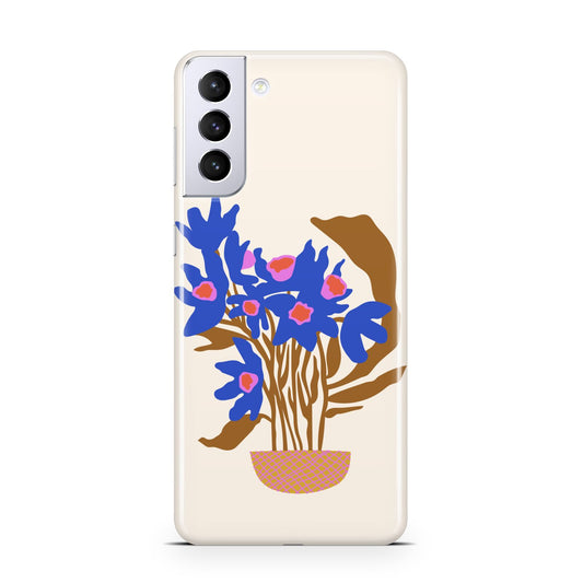 Flowers in a Vase Samsung S21 Plus Phone Case
