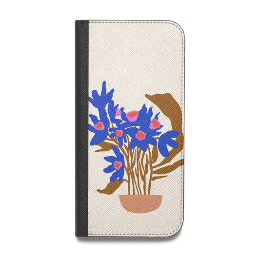 Flowers in a Vase Vegan Leather Flip Samsung Case