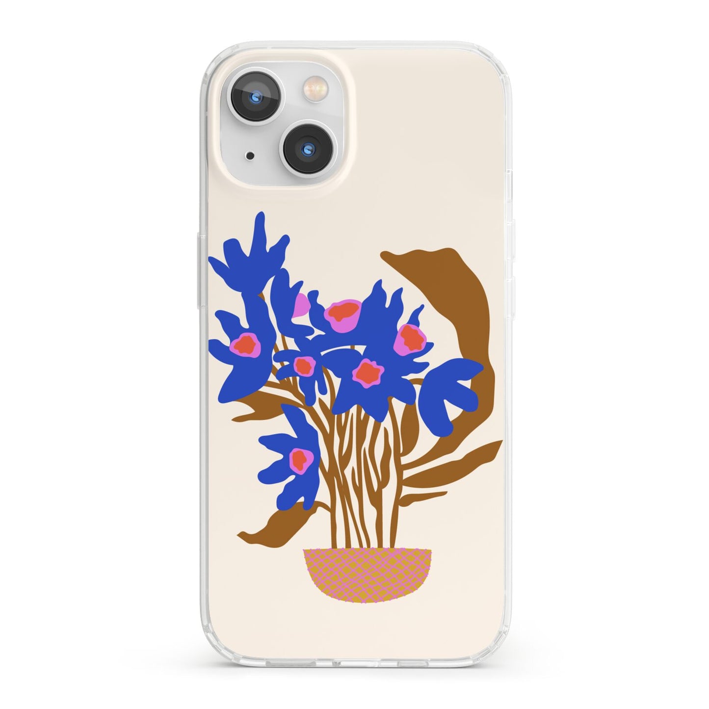 Flowers in a Vase iPhone 13 Clear Bumper Case