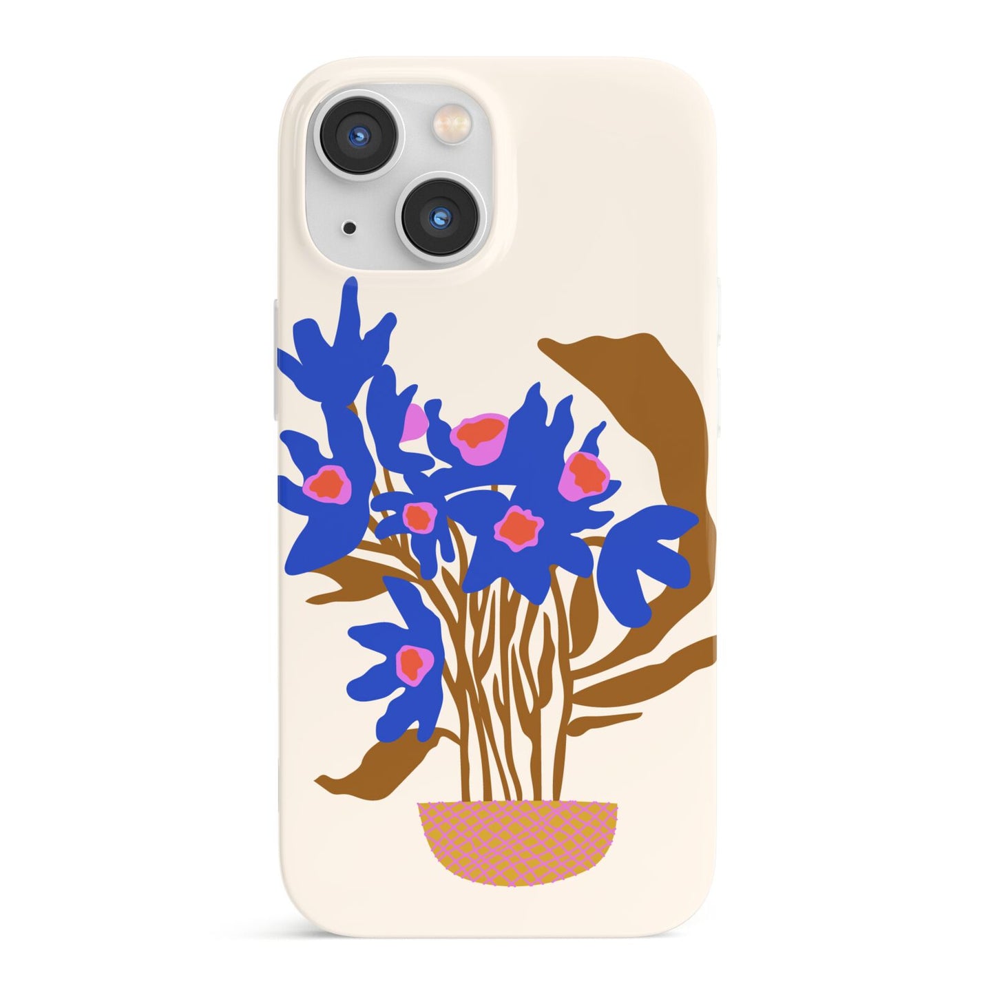 Flowers in a Vase iPhone 13 Mini Full Wrap 3D Snap Case