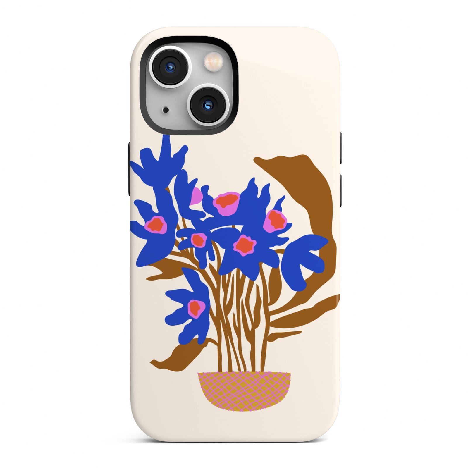 Flowers in a Vase iPhone 13 Mini Full Wrap 3D Tough Case