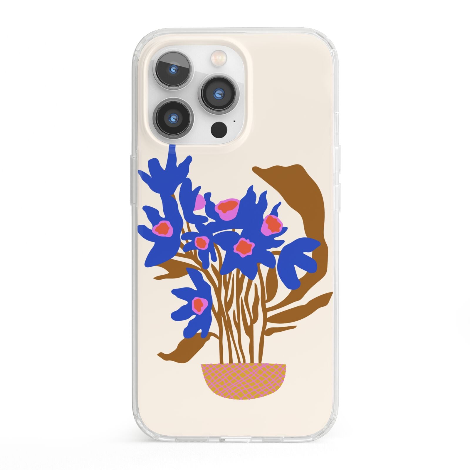 Flowers in a Vase iPhone 13 Pro Clear Bumper Case