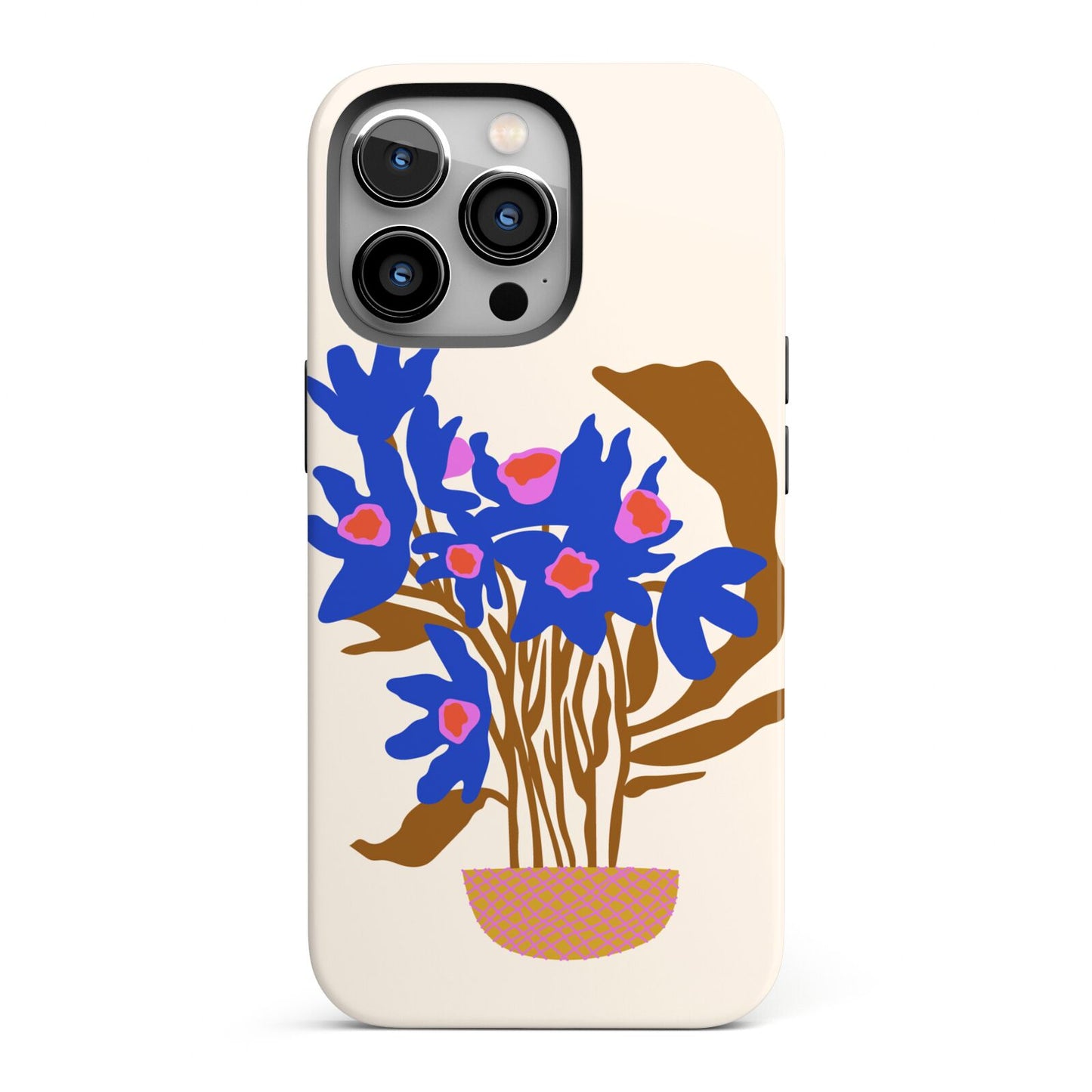 Flowers in a Vase iPhone 13 Pro Full Wrap 3D Tough Case