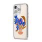 Flowers in a Vase iPhone 14 Pro Max Clear Tough Case Silver Angled Image