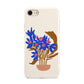 Flowers in a Vase iPhone 8 3D Tough Case on Gold Phone