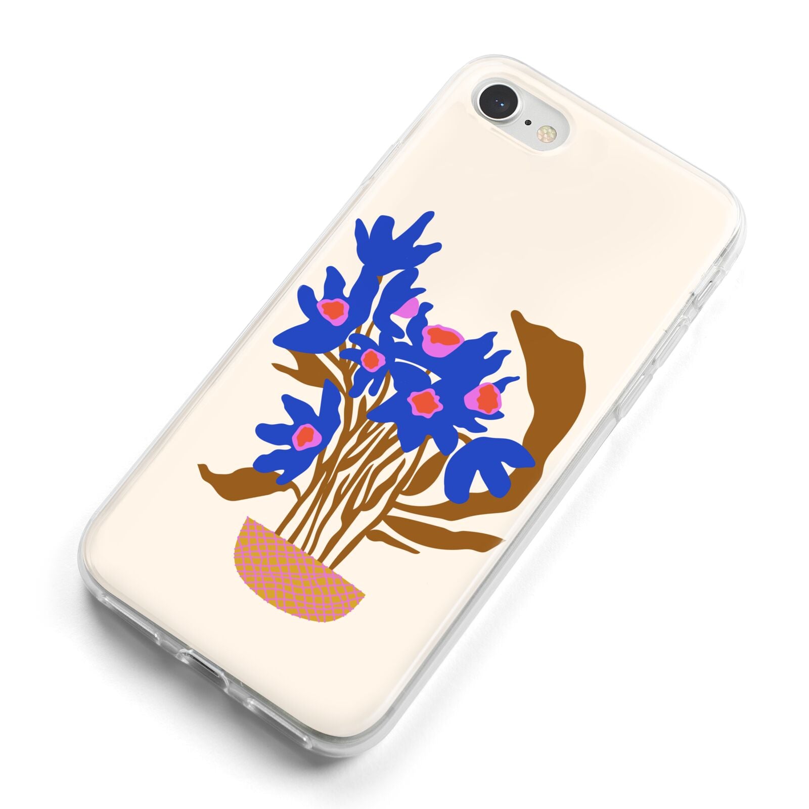 Flowers in a Vase iPhone 8 Bumper Case on Silver iPhone Alternative Image