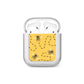 Flying Bees with Yellow Background AirPods Case