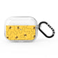 Flying Bees with Yellow Background AirPods Pro Clear Case