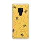 Flying Bees with Yellow Background Huawei Mate 20 Phone Case
