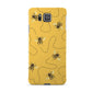 Flying Bees with Yellow Background Samsung Galaxy Alpha Case