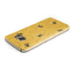 Flying Bees with Yellow Background Samsung Galaxy Case Top Cutout