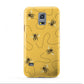 Flying Bees with Yellow Background Samsung Galaxy S5 Mini Case