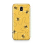 Flying Bees with Yellow Background Samsung J5 2017 Case